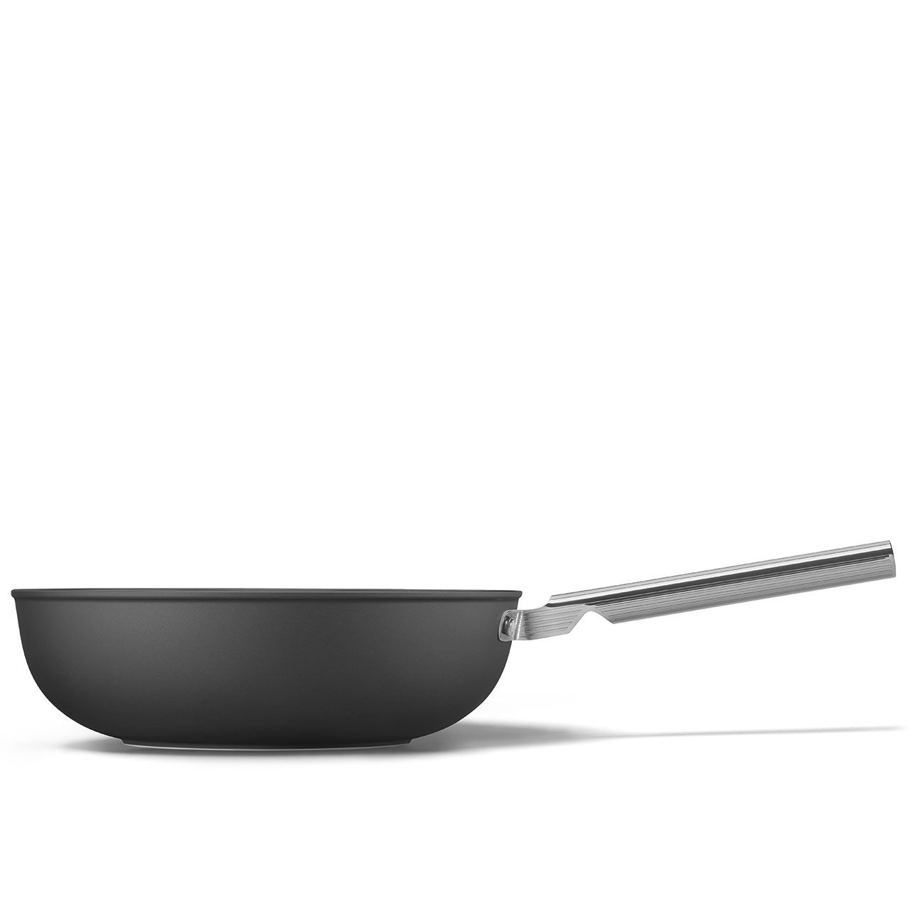 Smeg CKFW3001BLM Wokpan - 30cm - Zwart/RVS