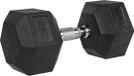 VirtuFit Hexa Dumbbell Pro - 37.5 kg - Zwart - Rubber - Per Stuk