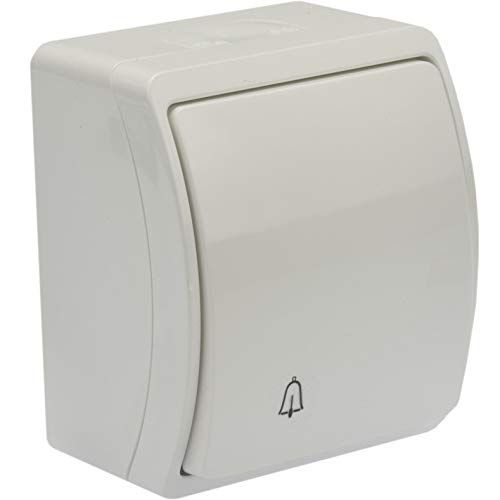 dr.volt Deurbel belknop IP44 155-01 wit DV 5782