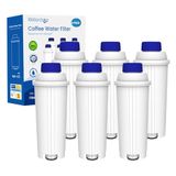 Waterdrop Koffiewaterfilter, Vervanging voor De'Longhi® DLSC002, 6 Stuks
