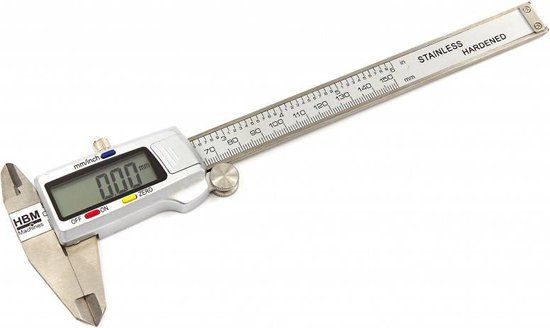 HBM 150 mm Digitale Schuifmaat - Wit - 7435125245211