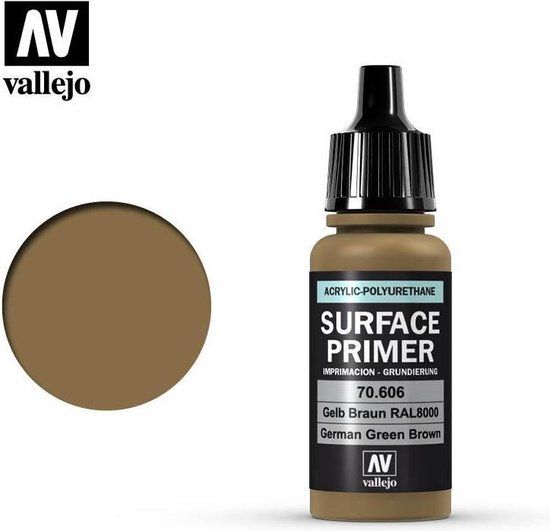 Vallejo 70606 German Green Brown - Acryl Verf - 17 ml