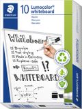 STAEDTLER Lumocolor Whiteboard Marker Zwart - Doos met 10 stuks