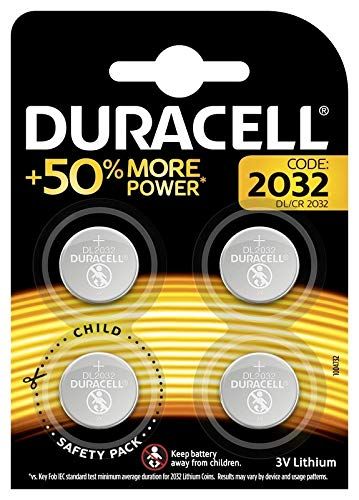 Duracell 2032 lithium-knoopcellen - 4 stuks