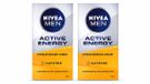 NIVEA MEN 2 x Active Energy Gezichtscrème met Cafeïne - 50 ml
