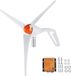 VEVOR 500W Windturbine 12V Windgenerator 3-bladige Windenergiegenerator met MPPT-controller Verstelbare Windrichting en Startwindsnelheid van 2,5 m/s Geschikt voor Thuisboerderij Campers Boten