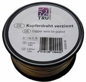 TRU COMPONENTS Koperdraad Buitendiameter (excl. isolatielak): 1.20 mm 10 m Kleurloos