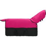 Rose et Noir Couverture pour cheval 105 cm Polyester