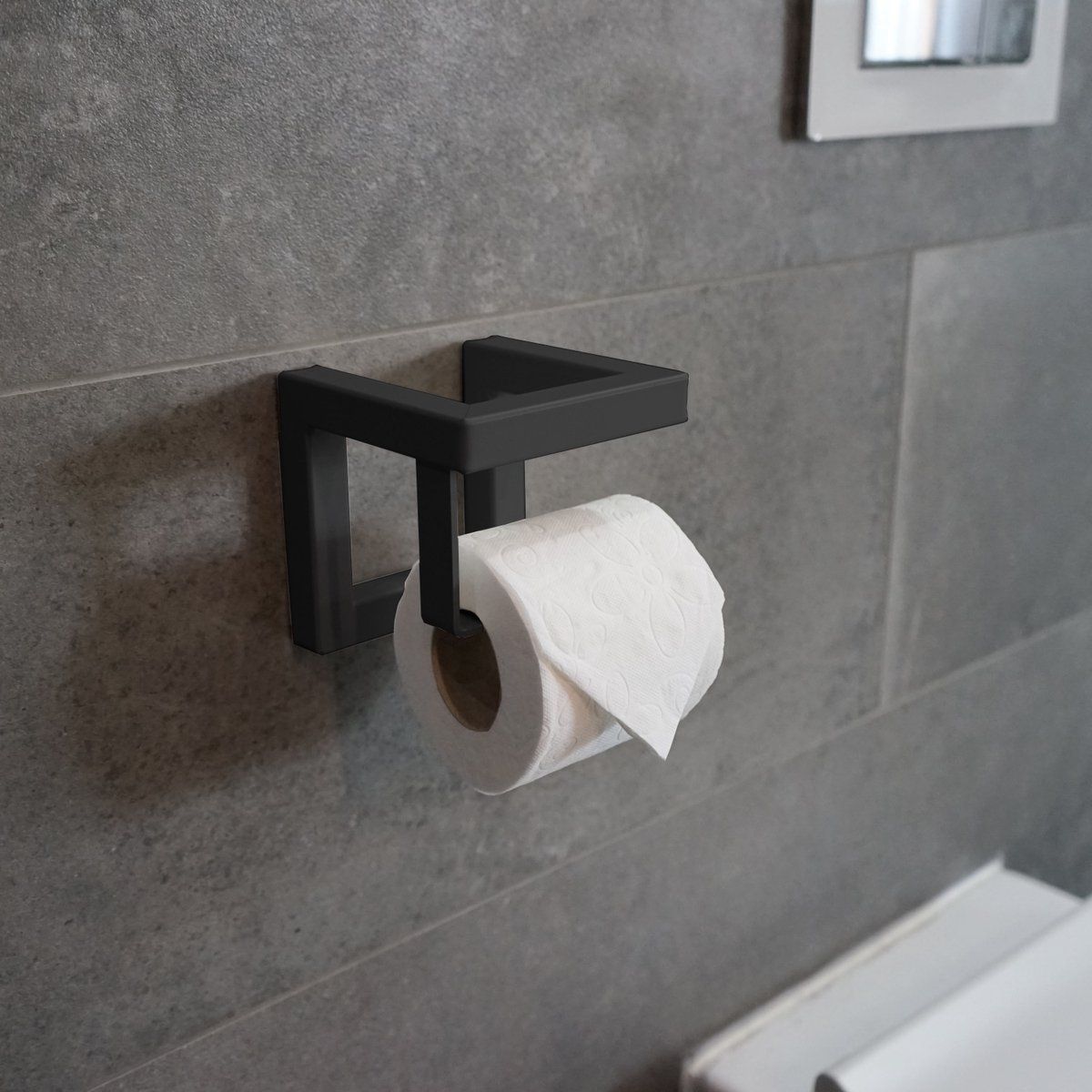 Boss & Wessing BWS Toiletrolhouder Demir Gunmetal 12x12x12cm