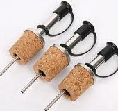 Heble® 3 stuks Premium Schenktuit - Oliestopper - Wijnstopper met Dop - RVS