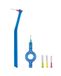 Curaprox CPS Prime Start Pack unisexe avec CPS 06-011 + UHS 409 et bleu | Diamètre 0,6 – 1,1 mm, portée de nettoyage 2,2 – 5,0 mm, incluant 5 brosses et porte-brosse UHS 451, fabriqué en Suisse