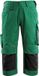 Mascot Pantalon 3/4 avec poches genoux 14149-442 - Vert/Noir - C45