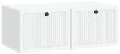 Support mural meuble TV blanc 78,5 x 41 x 30 cm bois traité