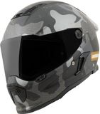 Bogotto Rapto Camo Helm - Zwart Mat/grijs - Integraalhelm - ECE 22.06 - Maat S