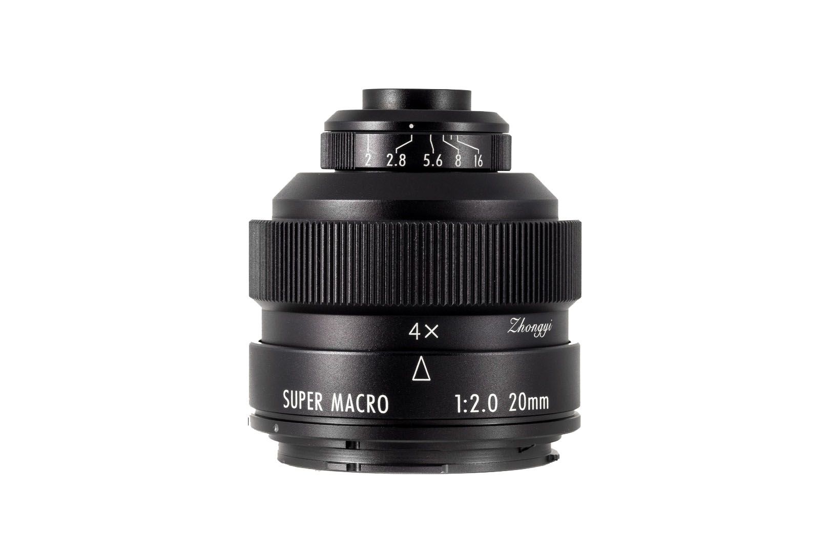 Mitakon Zhongyi Creator 20mm f/2 Super Macro Lens - Canon EF - Black