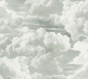 Living Walls Vliesbehang Wolken - Wit Grijs - 1005 x 53 cm