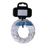 Gevlochten textielkabel C-01 2 x 0,75 mm, 5 m