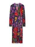 Desigual Jurk 'VEST DELAWARE' marine / groen / lila / rood