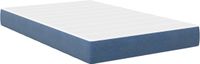 vidaXL Bedmatras met matras Blauw 120 x 200 cm Stof