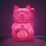 Mustard Tech Laptop USB-Lamp - Lucky Cat - Pink - 12x17 cm