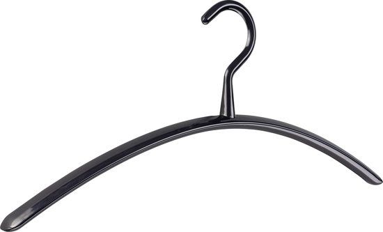 TOPhangers Set van 5 Luxe Antraciet Grijze Melamine Designhangers - TOPhangers