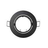Zarivy Oscillerende metalen halogeenring zwart 8,4 cm
