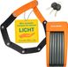 Vélo antivol pliant 70 cm - 680 grammes - Acier trempé - Avec support