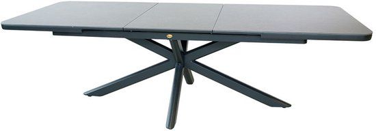 Oosterik Home Hillsdale uitschuifbare dining tafel grey B 200 - 260 x D 100 x H 75 cm