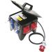 PC Electric 9474070 mobiele verdeler massief rubber spits draagbaar, 5G2.5 4x250V/2x400V+FI, IP44
