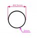 Stiga Bague d'aspiration - Original - Compatible avec Alpina GGP