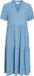 VILA Maxi-jurk Korte mouwen XL Gebloemd Blissful Blue
