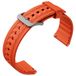 Ticwatch Smartwatch reservearmband 24 mm breed, Go Wild Fluor, rubber, horlogeband met snelsluiting, alleen voor Pro 5 / Enduro/Atlas Bonfire oranje, Bonfire Orange, M