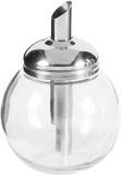 APS suikerdispenser - 150 ml - glazen pot met RVS schroefdeksel