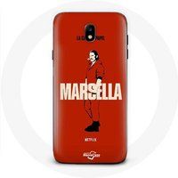 Maniacase Hoesje voor Samsung Galaxy J3 2017 La casa de papel Marsella tekening