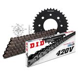 Kettingset DID Kettingset staal 420V / 104 clipslot voor Honda ANF Innova 125 cc