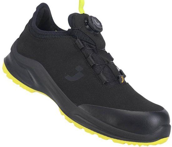 Safety Jogger Modulo S3S SR Werkschoenen Laag Zwart Composiet Neus Polyester Microfiber Polyester Mannen Maat 45
