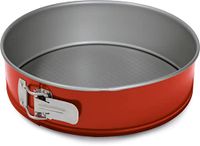 Guardini, Linea Rossana taartvorm 1 bodem 22 cm, staal met anti-aanbaklaag, kleur rood/grijs