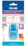 Blister MILAN Blister afilaborra Capsule + 2 gomas de recambio, Verschillende kleuren