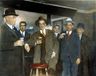 Posterazzi Npatrons Of An Unidentified American Speakeasy during Prohibition In The 1920S: Oil Over A Photograph. Poster Print (45,7 x 61 cm)