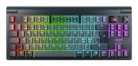 CHERRY XTRFY MX 8.3 TKL Wireless Gaming Toetsenbord - USB + RF Wireless + Bluetooth - QWERTY Scandinavisch - Grijs