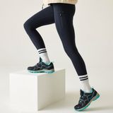 Regatta Legging Hiking Dames High Waistband Stretchy Blauw Polyester