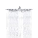 Ibergrif M20294 Regendouchekop, Roestvrij Stalen Regendouche, Diameter 30 cm, Vierkante, Chroom, Zilver
