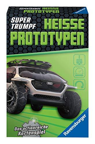 Ravensburger Kartenspiel, Supertrumpf Heiße Prototypen 20694, Quartett und Trumpf-Spiel für Technik-Fans ab 7 Jahren: Das actionreiche Kartenspiel