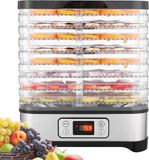 COOCHEER Dehydrator - 400W - Temperatuurregelaar & Timer - BPA-vrij