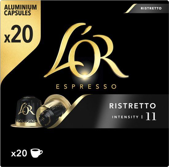 L’OR L'OR Ristretto Koffiecups - 20 stuks