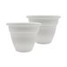 The HC Companies Plantenbakken, Wit, 16" (Pack van 2)