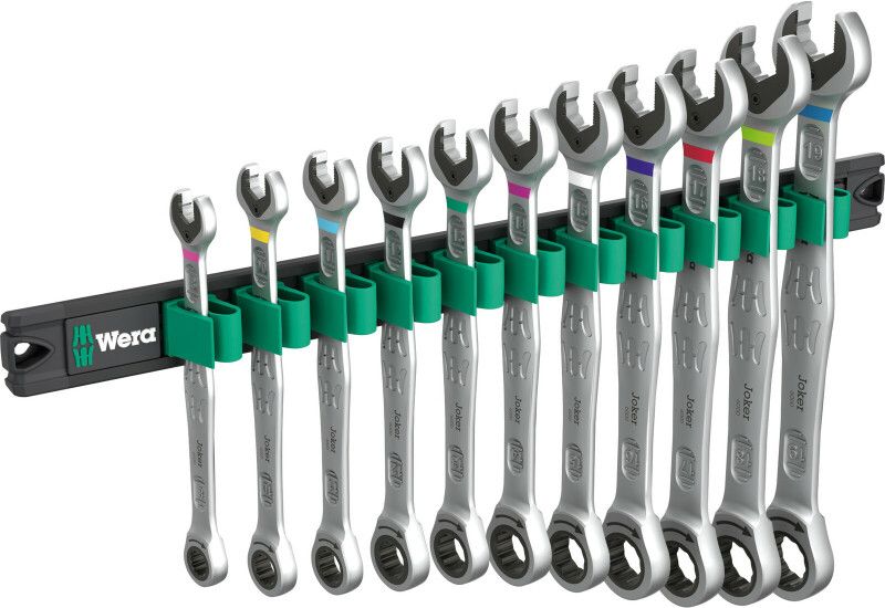 Wera 9630 Joker 1 Steek-ringratelsleutelset - 12-delig