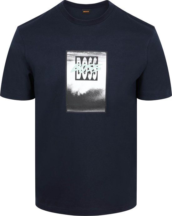 BOSS T-shirt Te DJ Donkerblauw (navy) - Maat XL - Heren - Casual T-shirts