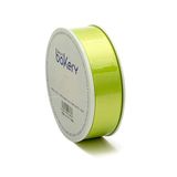 5314942 Decora 5314942 Spool of Straw Double Satin Green Apple 25 mm X 5 M