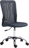 Vinsetto Bureaustoel Polyester 43x58x100cm Donkergrijs